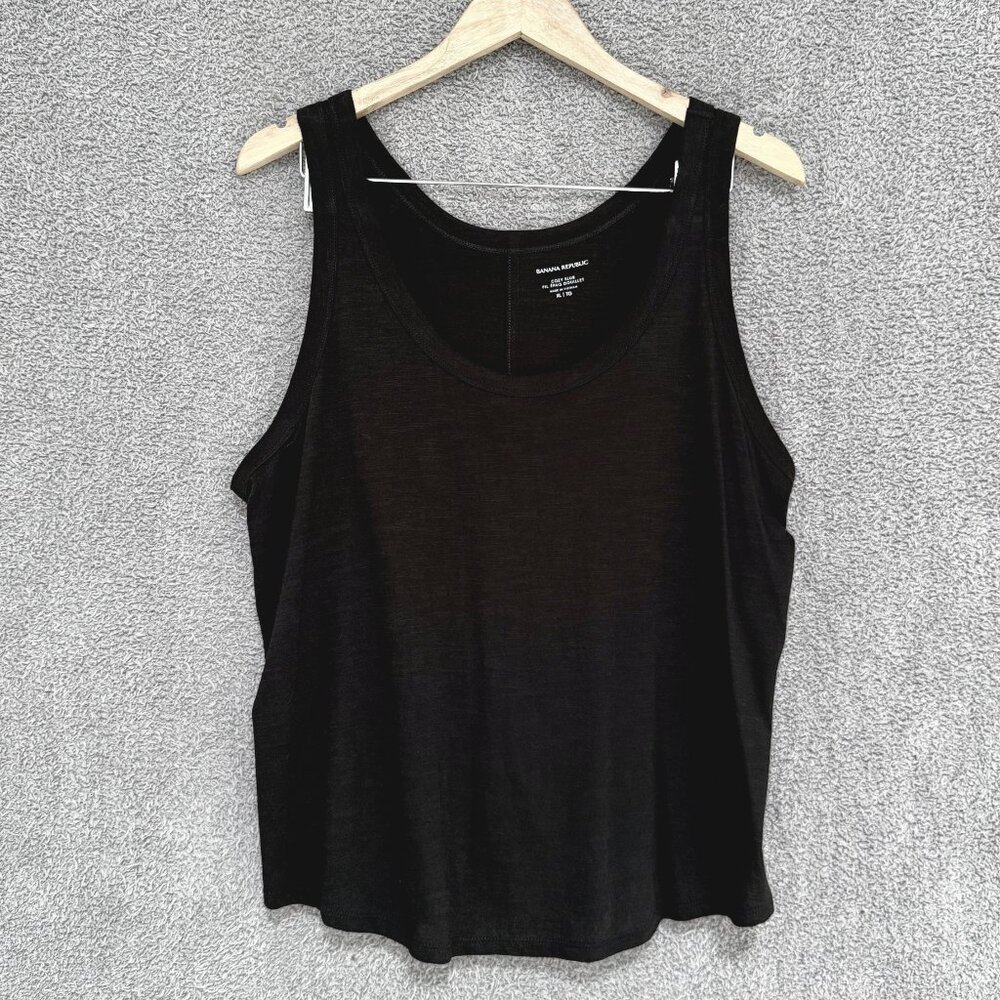 Banana Republic Cotton Modal tank black XL